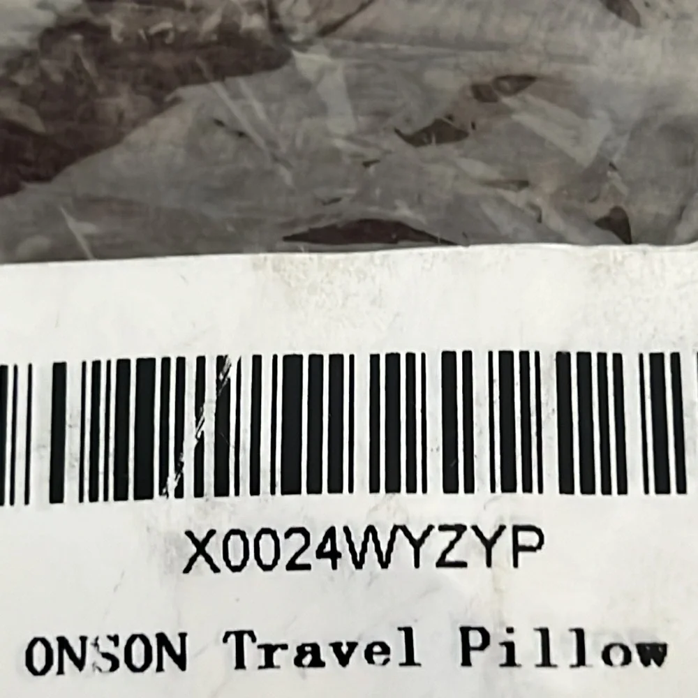 NWT ONSON Travel Pillow, Eye Mask, fEar Plugs w Travel Bag, 100% PURE MEMORY FOA